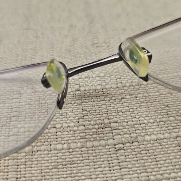 Joseph Abboud Men Eyeglasses Frame Gunmetal Half Rim Glasses 55[[18145 Eyewear - Picture 10 of 12